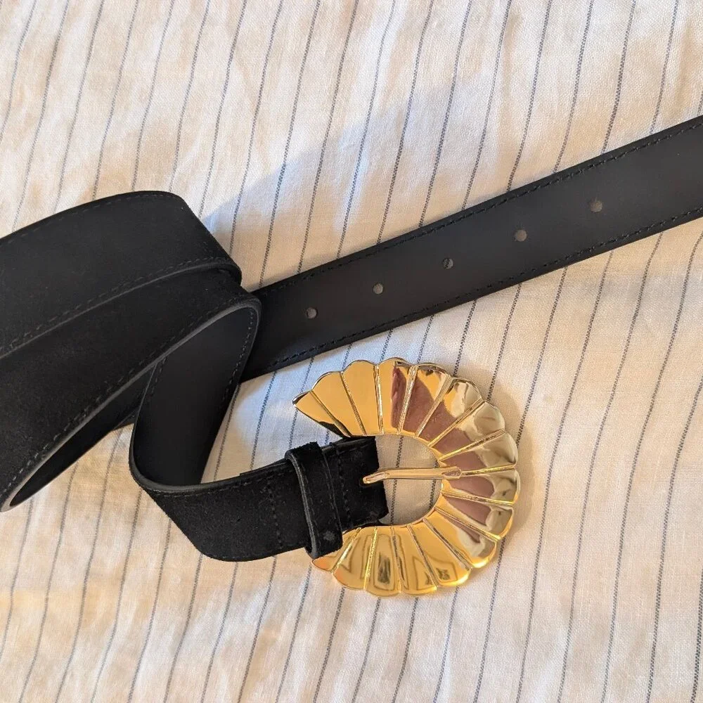 Sezane Sandy belt in gold and black - Picture 3 of 7